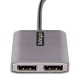 StarTech.com MST14CD122DP Adaptador gráfico USB 4096 x 2160 Pixeles Gris