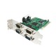 StarTech.com Tarjeta Adaptadora PCI de 4 Puertos Serie RS232 DB9 UART 16550 - Doble Voltaje PCI4S550N