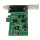 StarTech.com Tarjeta Adaptadora PCI Express PCIe de 4 Puertos Serie Serial Combo RS232 y RS485 RS 422 DB9 PEX4S232485