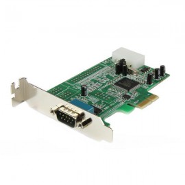 StarTech.com Tarjeta Adaptadora PCI Express PCIe Perfil Bajo de un Puerto Serie RS232 DB9 UART 16550 PEX1S553LP