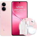 VIVO - Smartphone Vivo V60 Lite 8GB/ 256GB/ 6.77/ 5G/ Rosa/ Incluye Cargador 90W y Buds - 5671160