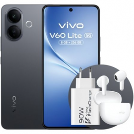 VIVO - Smartphone Vivo V60 Lite 8GB/ 256GB/ 6.77/ 5G/ Negro/ Incluye Cargador 90W y Buds - 5671245