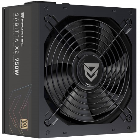NFORTEC - Nfortec NF-PSU-SAGITTAX2-FM-750W unidad de fuente de alimentación 20+4 pin ATX ATX - nf-psu-sagittax2-fm-750w