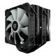 NFORTEC - Nfortec Sculptor X2 Procesador Refrigerador de aire 12 cm Negro 1 pieza(s) - nf-cpu-sculptorx2-b