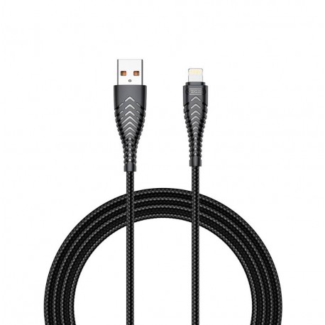 VEGER - VEGER -A/LIGHTNING 2.0 1.2M NEGRO cable USB USB 2.0 1,2 m USB C USB A - vg-v105