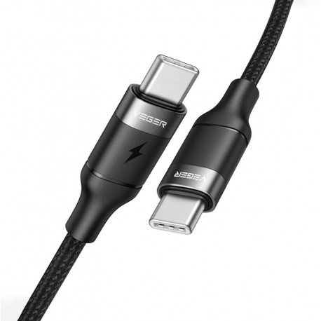 VEGER - VEGER VG-CC02 cable USB USB 2.0 1,5 m USB C Negro - vg-cc02