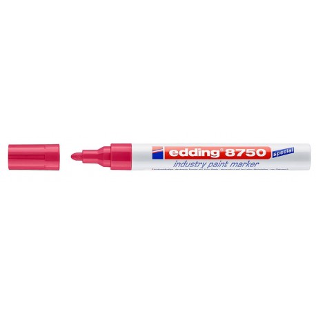 EDDING - Edding 8750-2 marcador 1 pieza(s) Punto con formas Rojo - 4004764103553
