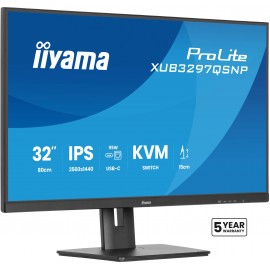 iiyama ProLite XUB3297QSNP-B1 pantalla para PC 81,3 cm (32'') 2560 x 1440 Pixeles Quad HD LED Negro