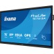 iiyama TE7515A-B1AG pantalla de señalización Panel plano interactivo 189,2 cm (74.5'')