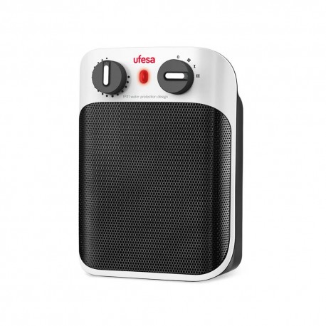 Ufesa CC1800IP calefactor eléctrico Ventilador eléctrico Interior Negro, Blanco 1800 W