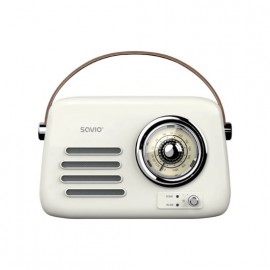 SAVIO - RADIO PORTATIL SAVIO RS-02 WHITE-BROWN - RS-02