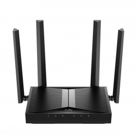 Cudy WR3600H router inalámbrico Gigabit Ethernet Doble banda (2,4 GHz / 5 GHz) Negro