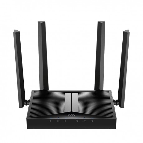 Cudy WR3600H router inalámbrico Gigabit Ethernet Doble banda (2,4 GHz / 5 GHz) Negro