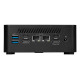 MSI CUBI NUC AI 1UMG-019BEU PC/estación de trabajo barebone Negro 125H Intel® SoC