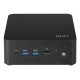 MSI CUBI NUC AI 1UMG-019BEU PC/estación de trabajo barebone Negro 125H Intel® SoC