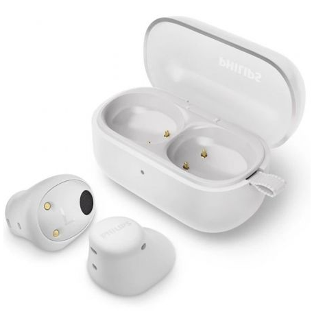Auriculares Bluetooth Philips TAT2149 con estuche de carga/ Autonomía 6h/ Blancos