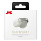 JVC HA-NP1T Auriculares True Wireless Stereo (TWS) Clip de oreja Llamadas/Música USB Tipo C Bluetooth Plata, Blanco