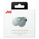 JVC HA-NP1T Auriculares True Wireless Stereo (TWS) Clip de oreja Llamadas/Música USB Tipo C Bluetooth Gris, Plata