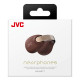 JVC HA-NP1T Auriculares True Wireless Stereo (TWS) Clip de oreja Llamadas/Música USB Tipo C Bluetooth Marrón, Plata