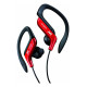 JVC HA-EB75-RN-U auricular y casco Auriculares Alámbrico gancho de oreja Deportes Negro, Rojo