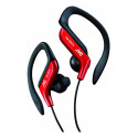 JVC HA-EB75-RN-U auricular y casco Auriculares Alámbrico gancho de oreja Deportes Negro, Rojo