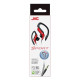 JVC HA-EB75-RN-U auricular y casco Auriculares Alámbrico gancho de oreja Deportes Negro, Rojo