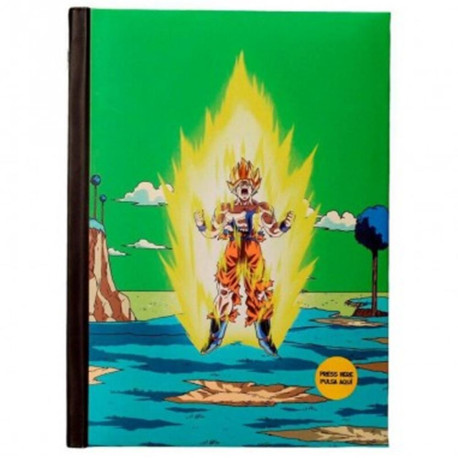 Libreta sd toys dragon ball z batalla final namek con luz