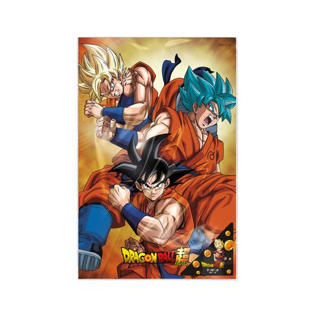 Poster 3d 58x38 cm champa goku states dragon ball super