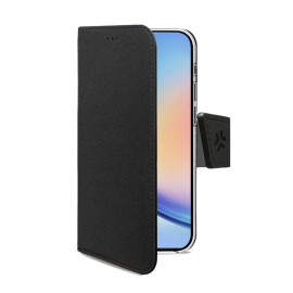 Celly WALLY1063 funda para teléfono móvil 16,8 cm (6.6'') Funda cartera Negro