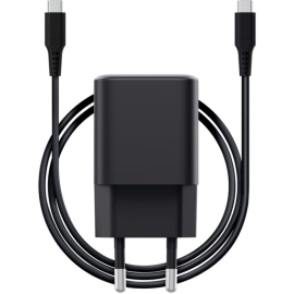CARGADOR PARED/VIAJE USB-C 65W + CABLE USB-C ULTRARREDUCIDO 2 M MAXO NEGRO TRUST