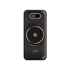 POWERBANK COOL 10000MAH+QI WIRELESS BLACK