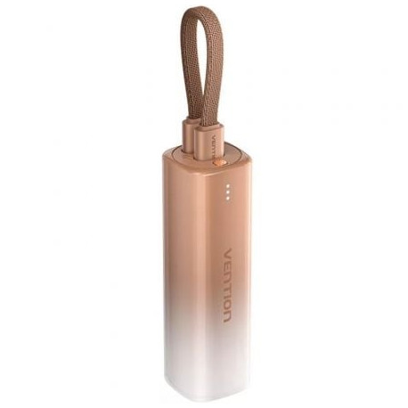 Powerbank 5000mAh Vention FHWJ0/ 20W/ Dorado