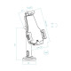 TooQ TQTDS0812 soporte Soporte para tableta Tablet/UMPC Negro