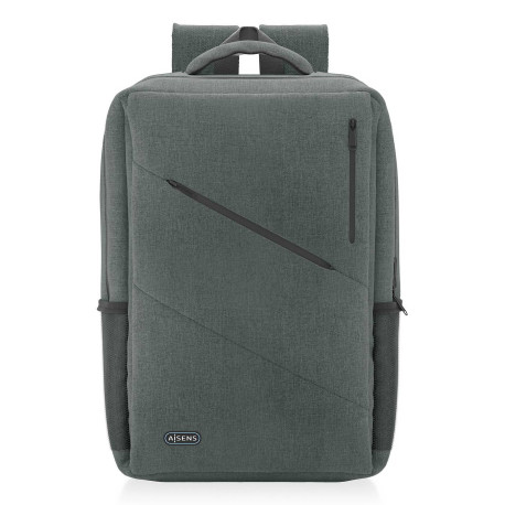 AISENS Mochila urbana y de oficina para portatil 15,6, Gris