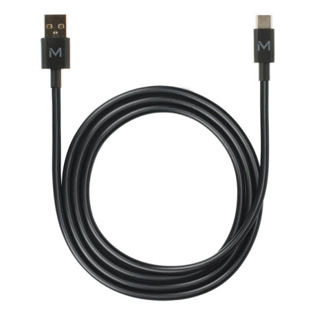 Mobilis 020013 cable USB 1 m USB A USB C Negro