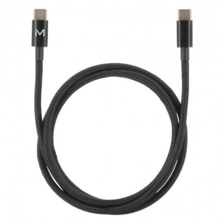 Mobilis 001388 cable USB USB 2.0 2 m USB C Negro