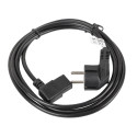 Lanberg CA-C13C-12CC-0030-BK cable de transmisión Negro 3 m CEE7/7 IEC 320