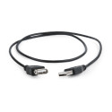 Gembird CC-USB2-AMAF-75CM/300-BK cable USB 0,75 m 2.0 USB A Negro