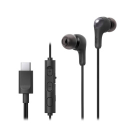 JVC HA-FR9UC Auriculares Alámbrico Dentro de oído Llamadas/Música USB Tipo C Negro