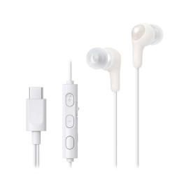 JVC HA-FR9UC Auriculares Alámbrico Dentro de oído Llamadas/Música USB Tipo C Blanco