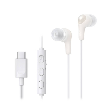 JVC HA-FR9UC Auriculares Alámbrico Dentro de oído Llamadas/Música USB Tipo C Blanco
