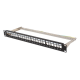 PATCH PANEL LANBERG 24 PUERTOS 1U RACK 19 FTP PARA MODULOS KEYSTONE NEGRO