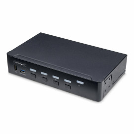StarTech.com Switch KVM de 4 Puertos DisplayPort para Un Monitor - 4K 60Hz