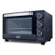 HR-23EASY horno 23 L 1600 W Negro, Acero inoxidable
