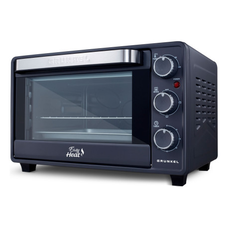 HR-23EASY horno 23 L 1600 W Negro, Acero inoxidable