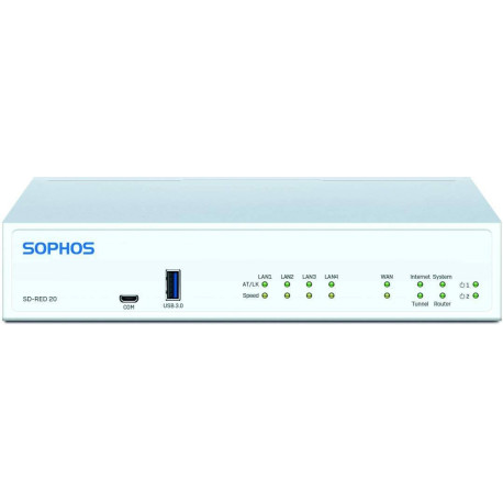 Sophos SD-RED 20 dispositivo de gestión de red 250 Mbit/s Ethernet - R20ZTCHMR