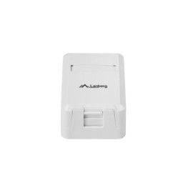 Lanberg OK1-0001-W caja de conexiones de red Cat6 Blanco
