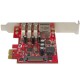 StarTech.com Tarjeta Adaptador de Red Ethernet Gigabit Combo con Hub Concentrador USB 3.0 de 3 Puertos PEXUSB3S3GE