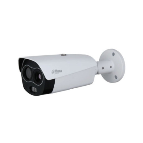 (DHI-TPC-BF4441-B19F8-DC-S2-V1) DAHUA CAMARA IP HIBRIDA TERMICA BULLET 4 MP 19MM+8MM IP67 POE