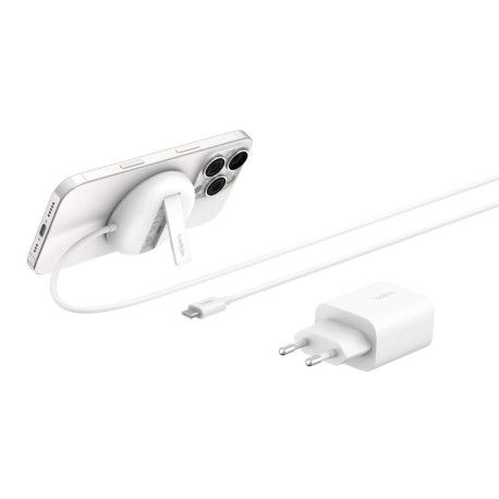 Belkin WIA011kqWH Auriculares, Smartphone Blanco USB Cargador inalámbrico Carga rápida Interior